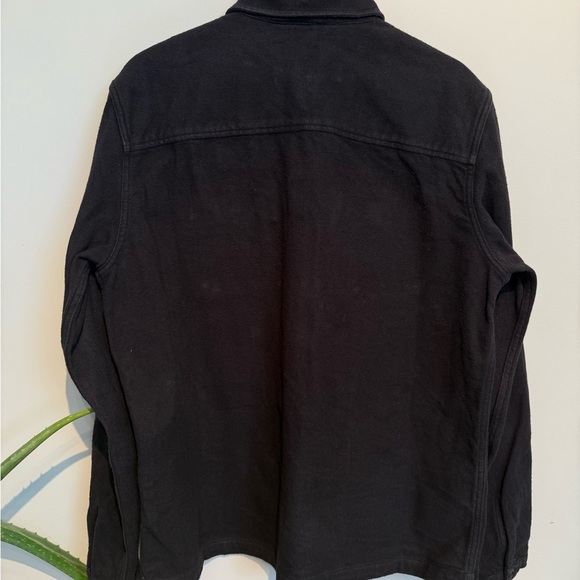 Saturday NY Black Long Sleeve OverShirt - Picture 2 of 8